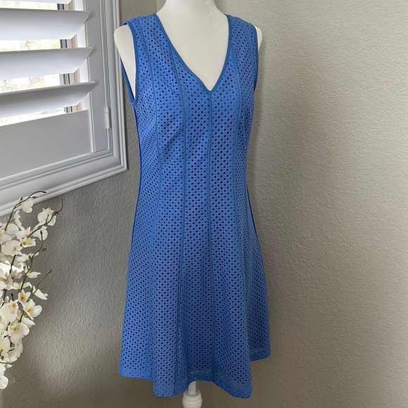 Ann Taylor Dresses & Skirts - Ann Taylor Flare Periwinkle Blue Dress